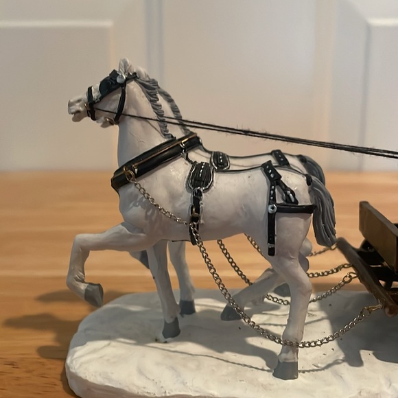 Vintage Lemax Halloween Spooky Town J Gaston Undertaker Horse and Carraige-EUC - Picture 4 of 17